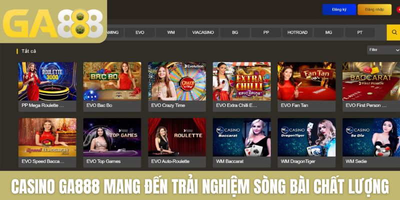 Casino GA888: Trải Nghiệm Sòng Bài Đẳng Cấp, Chất Lượng Nhất - Zenlucky89