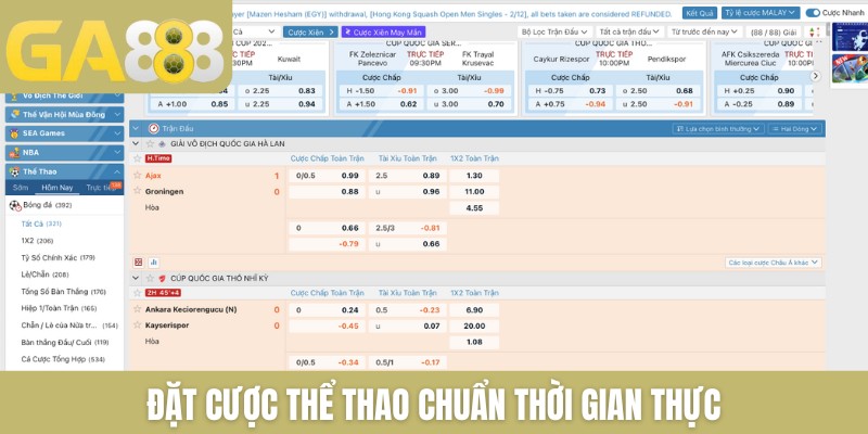 Thể thao GA888 tặng tiền nạp đầu lên đến 12.888K cực hời - Zenlucky89