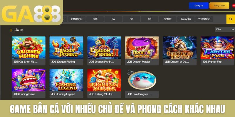 Bắn Cá GA888 - Sảnh Game Bắn Cá Đổi Thưởng HOT Nhất 2026 - Zenlucky89