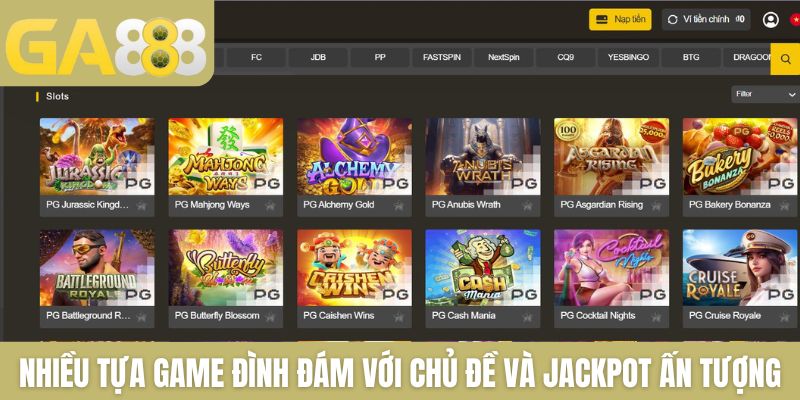 Nổ Hũ GA888 - Sảnh Game Hấp Dẫn, Trả Thưởng Xanh Chín Nhất - Zenlucky89