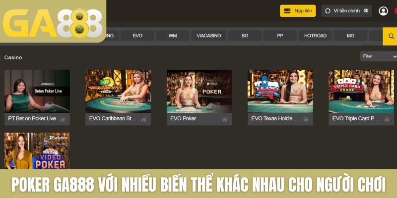Poker GA888: Gợi Ý Chiến Thuật Chơi Đỉnh Cao Giúp Thắng Lớn - Zenlucky89