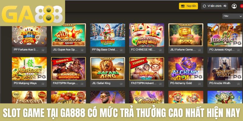Slot Game GA888: Dòng Game Quay Hũ Hấp Dẫn Bậc Nhất Hiện Nay - Zenlucky89